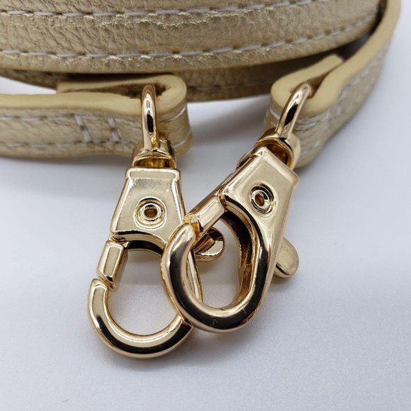 No brand / Not sure Handbags - Gold cream color shoulder strap